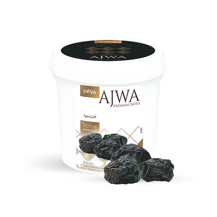 Kurma Ajwa Ember 850 Gr Safiya | Kurma Nabi Azwa Madinah Premium Original - Ajwa Ember