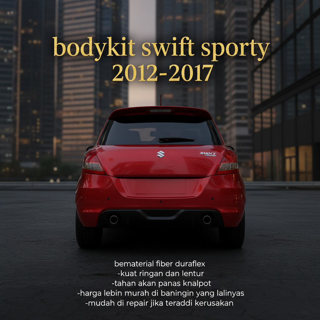 bodikit BODYKIT SUZUKI SWIFT 2013-2017 BODY KIT SWIFT BODIKIT SWIFT SPORTY