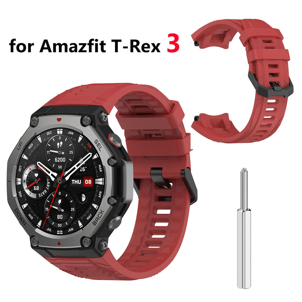 T rex 3 Watch Band for Amazfit T-Rex 3 Strap Watchband Silicone Replacement Bracelet for Amazfit T R