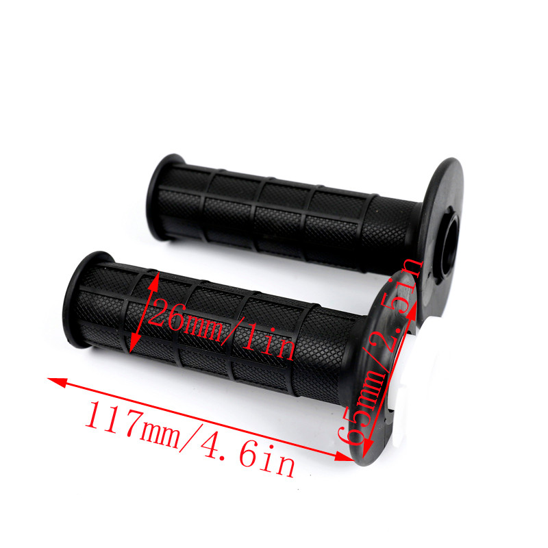 7/8" 22mm Motorcycle Quick Twist Gas Throttle Settle Grips Handle Grips Turn Kit For 50CC-500CC Endu