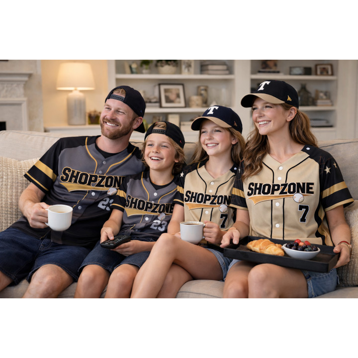 Jersey Baseball Bordir Custom Team Full Bordir Bekasi