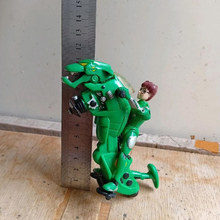 figure action vintage voltron force hijau 2ND