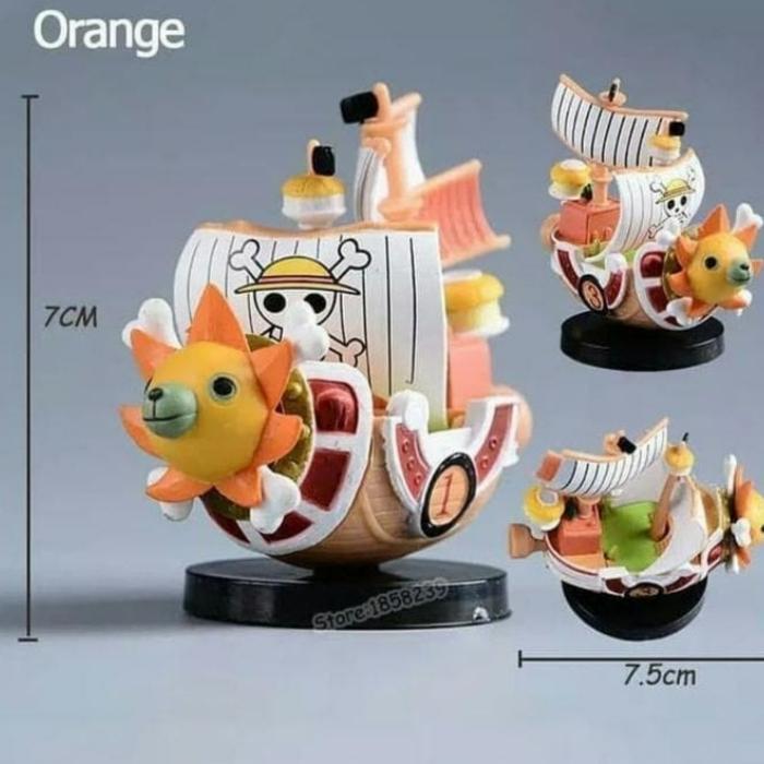 FunBrain MINIATUR KAPAL ONE PIECE GOING MERRY THOUSAND SUNNY - Sunny