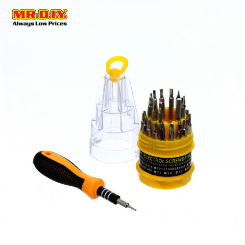 Obeng Set 31 in 1 Screwdriver Multifungsi Merk Mr.DIY