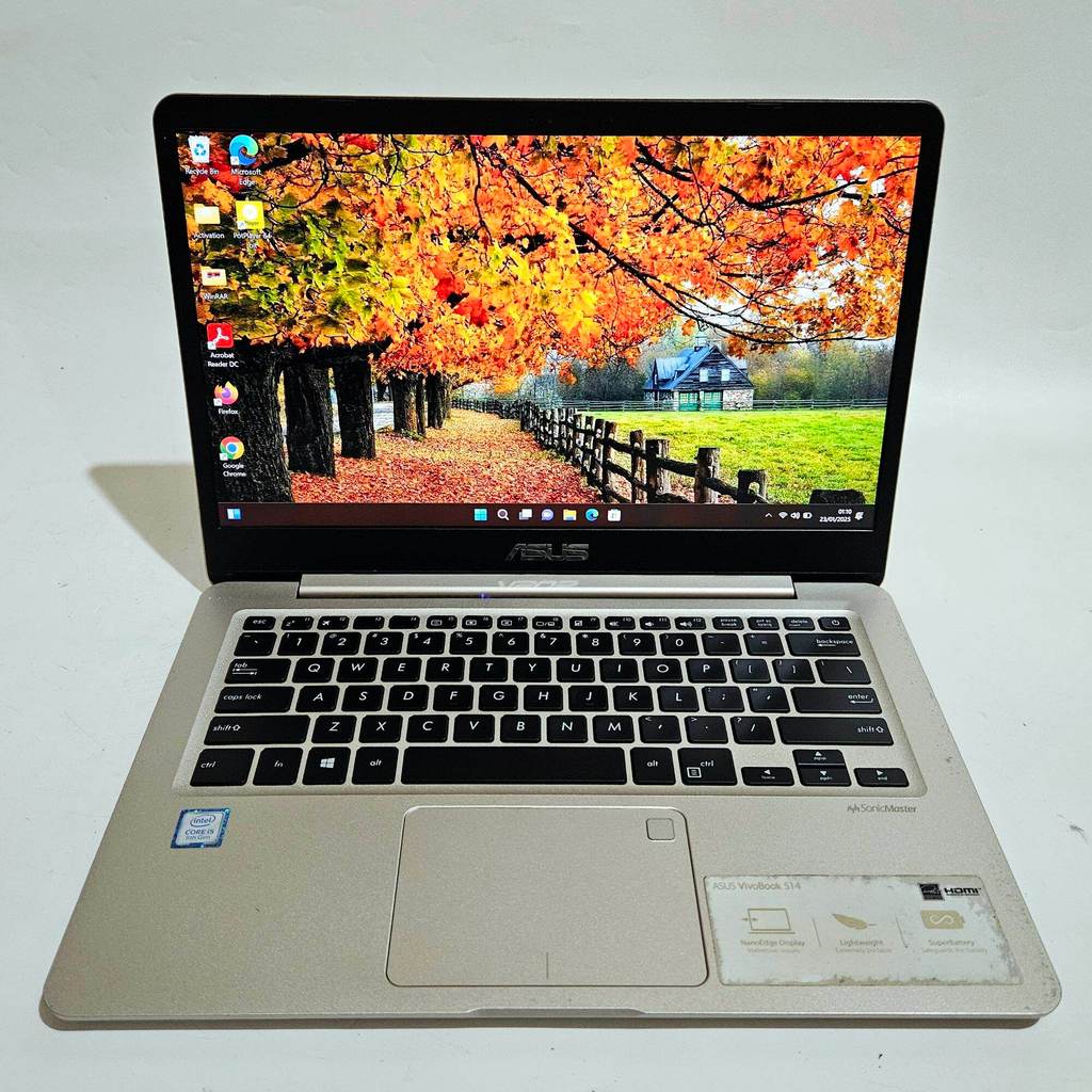 laptop Slim Asus vivobook S14-x406uar - core i7 gen8 - 8/256gb