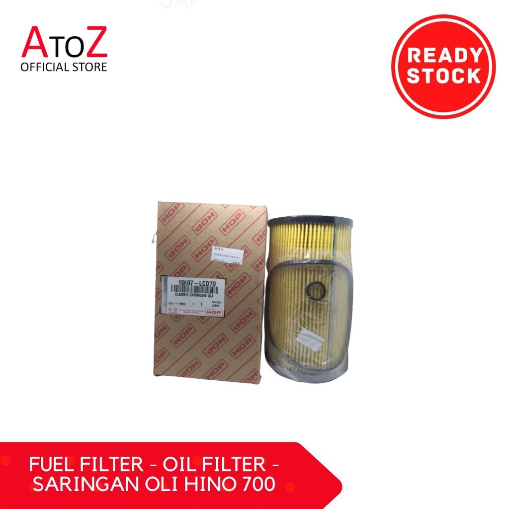 FILTER OLI HINO 700 HOP ASLI - FUEL FILTER - OIL FILTER - SARINGAN OLI HINO 700