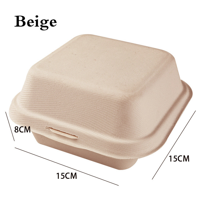 1020Pcs sposable Lunch Box Fruit Hamburger Cake Dessert Pulp Cake Packaging Food Box EcoFriendly Ben