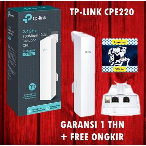 TP-LINK CPE220 300Mbps 12dBi Outdoor CPE Router TP LINK PHAROS CPE220