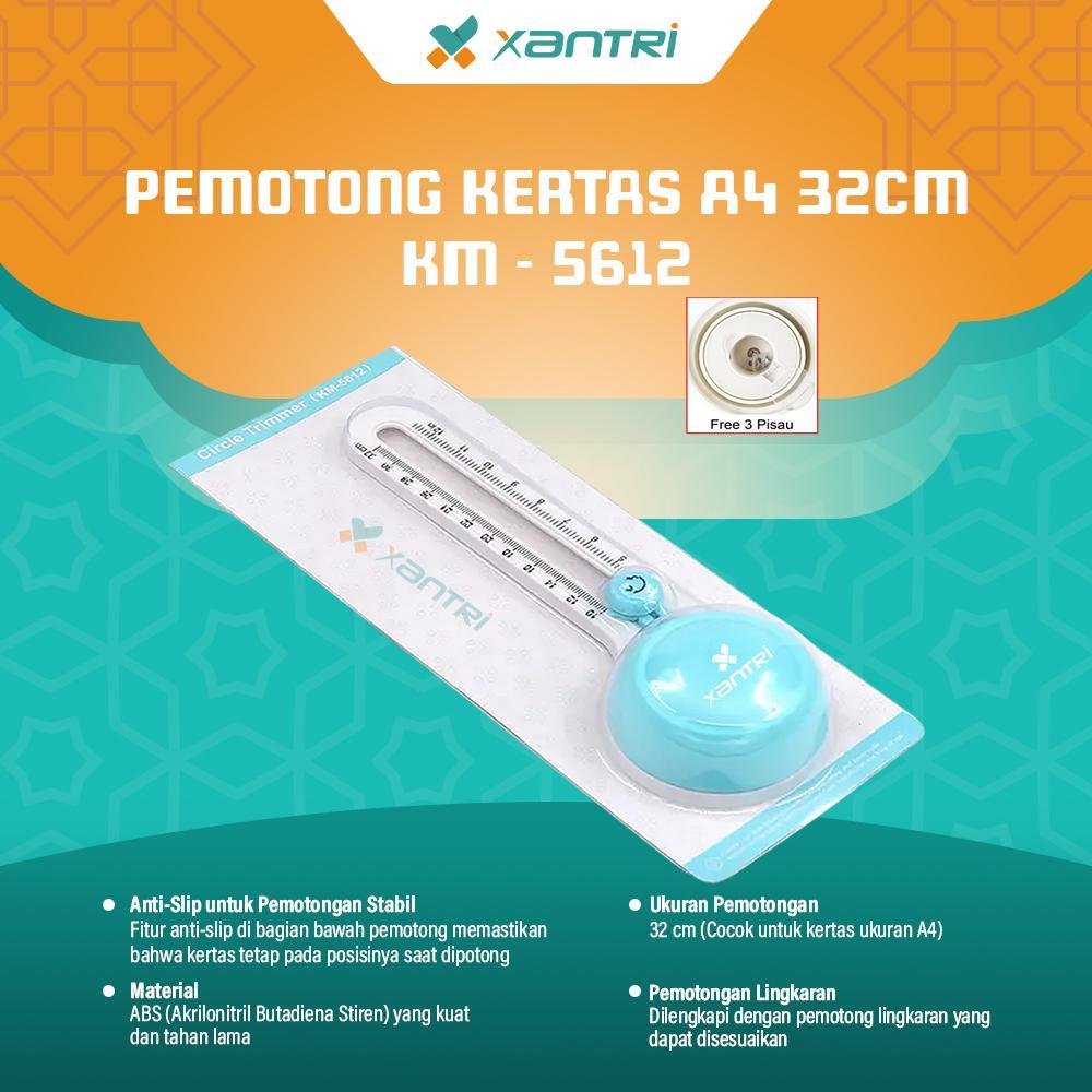 Xantri - Alat Pemotong Kertas Bulat  Pemotong Kertas Bentuk Lingkaran Cocok Untuk Craft Projects DIY