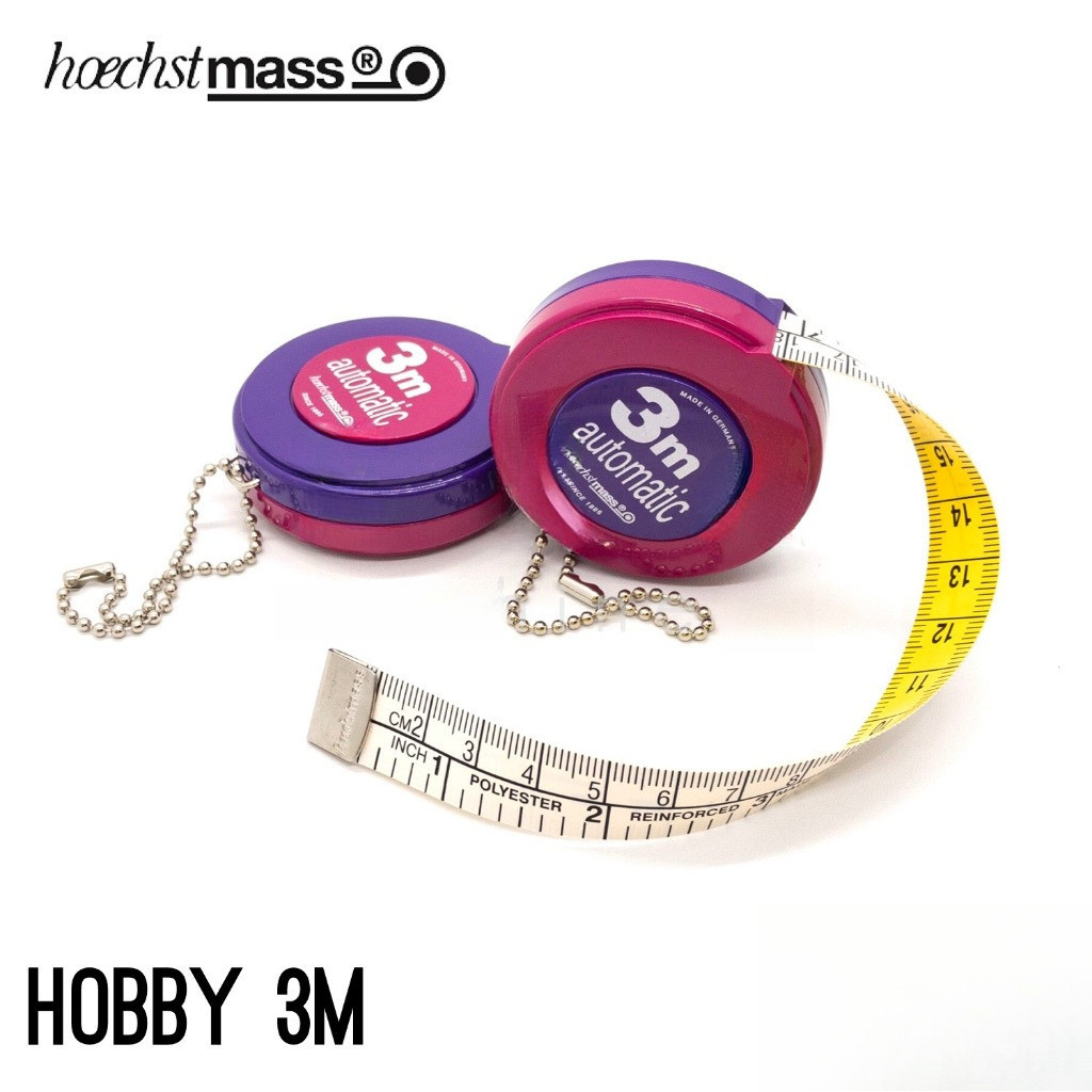 JAGO JAHIT  ASLI meteran GERMAN 3M 3 meter HOECHSTMASS meteran roll measure tape JERMAN original