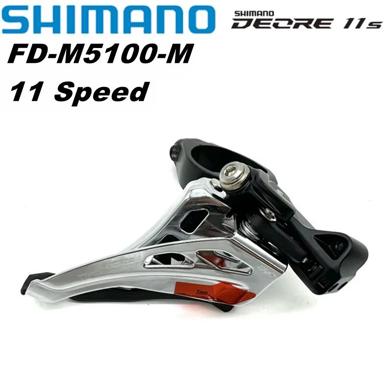 Shimano Deore M5100 2x11 Speed High Clamp Derailleur Depan Sepeda Gunung FD-M5100-M Biycle Derailleu