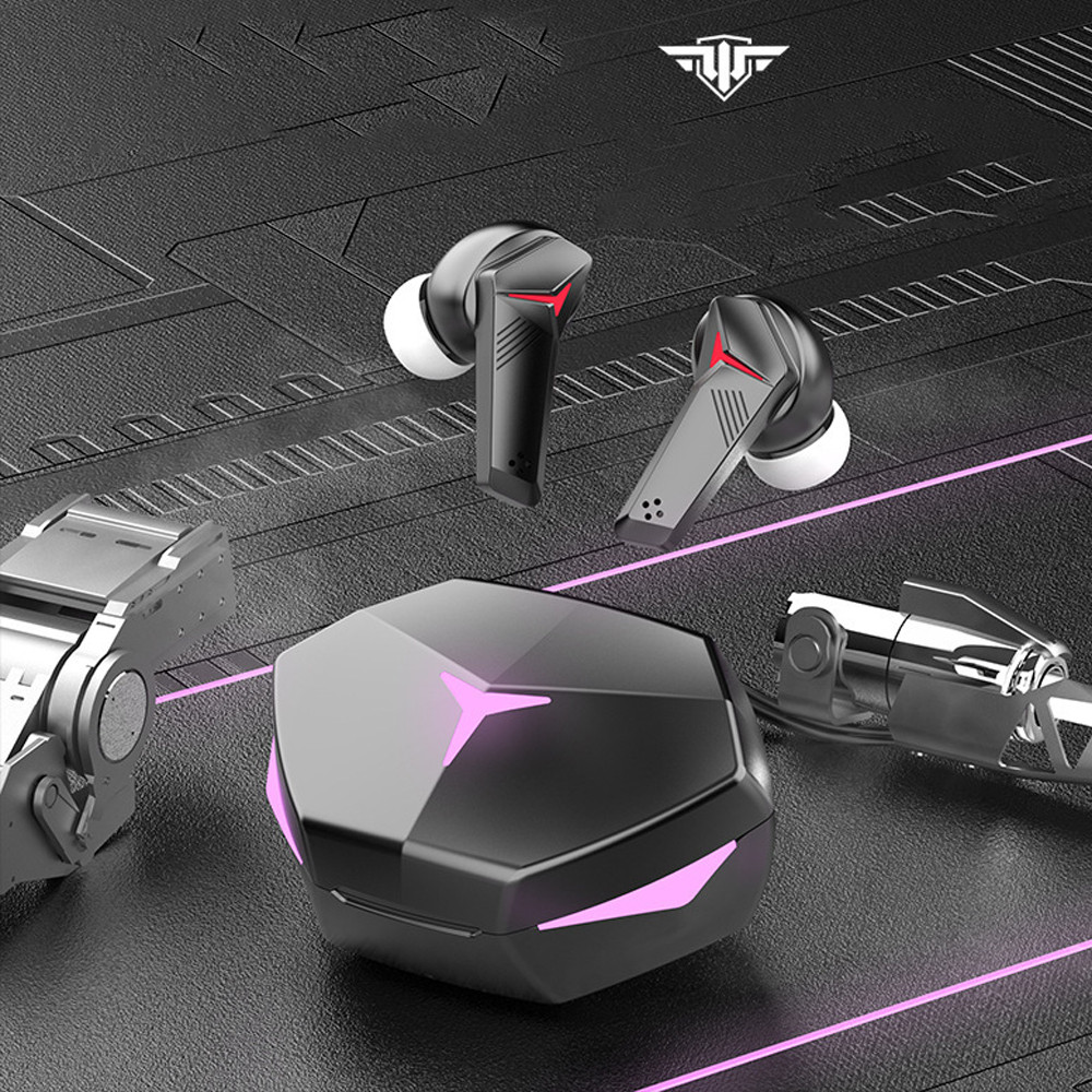 T33 Gaming Headsets Low Latency Wireless Bluetooth-compatibl 5.2 Earphones Stereo Noise Cancellation