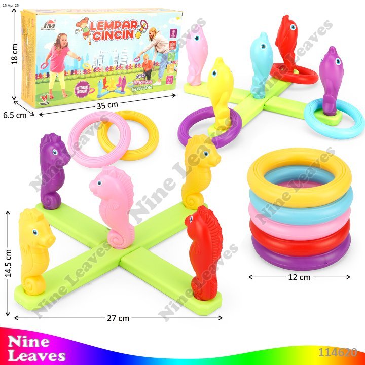 Mainan Anak Game Toys Lempar Gelang Lempar Cincin