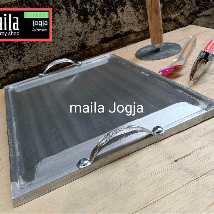 Set membuat kue hotteok Korea wajan alat press penekan penjapit kuas Kitchenware - -, -