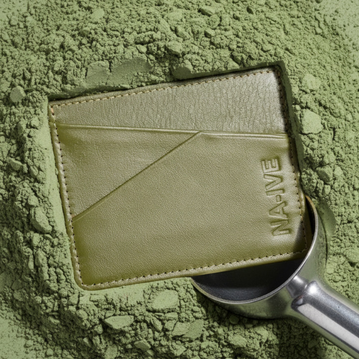 NA-IVE Leather - Tinker Card Holder Dompet Kartu ATM dan Uang Wanita Pria Kulit Asli 4 Slot Kartu Pr