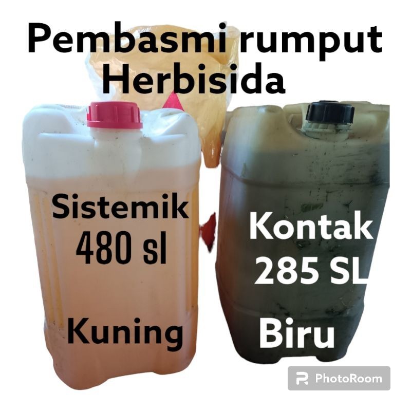 Herbisida  480 SL.  Pembasmi Semua  Rumput Pengganggu  Sistemik dan Kontak 20 Liter (TERMURAH )