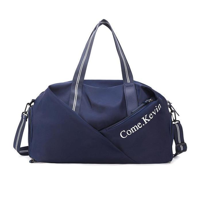 Tas Gym Wanita Waterproof Tas Olahraga import tas travel Bag - NAVY
