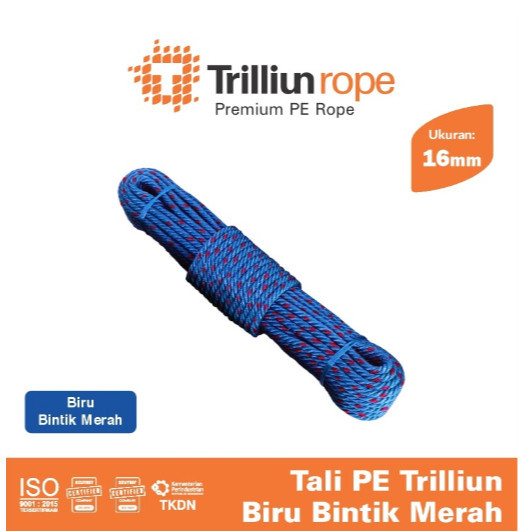 TALI TAMPAR 16mm TRILLIUN ECERAN PER METER