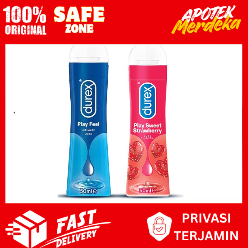 Durex Play | Lubricant Durex Play Feel 50 ml - Lubrican Pelumas Gel Pelicin Pria & Wanita Natural St