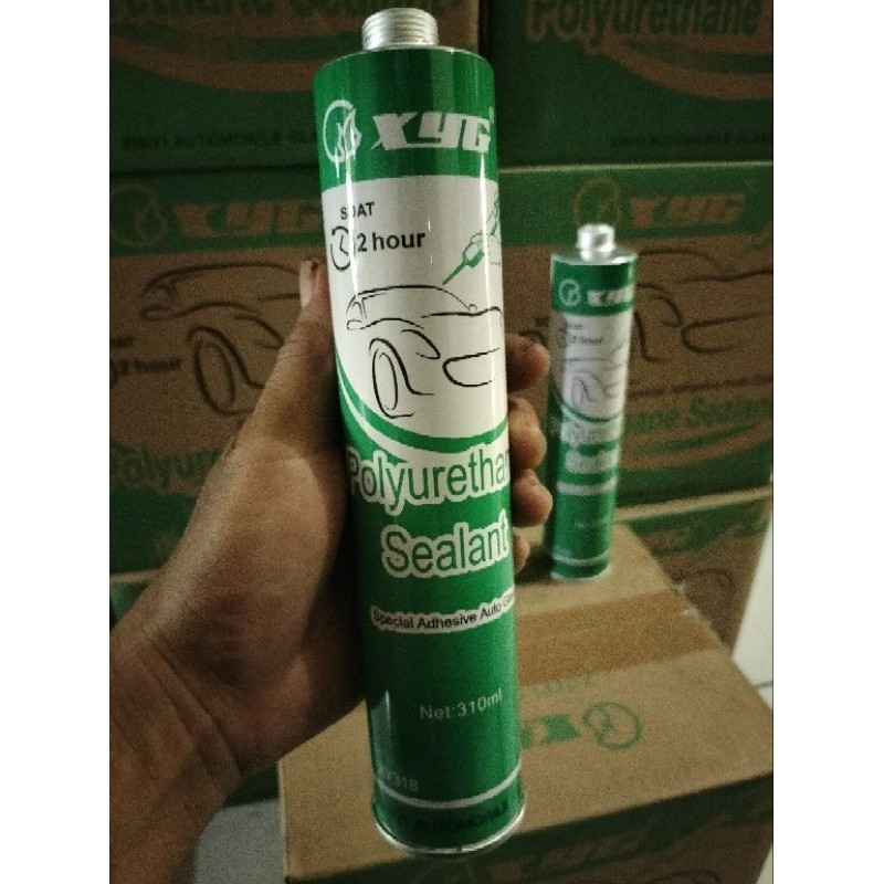 Sealant Kaca Mobil XYG Polyurethane Hitam 310ml
