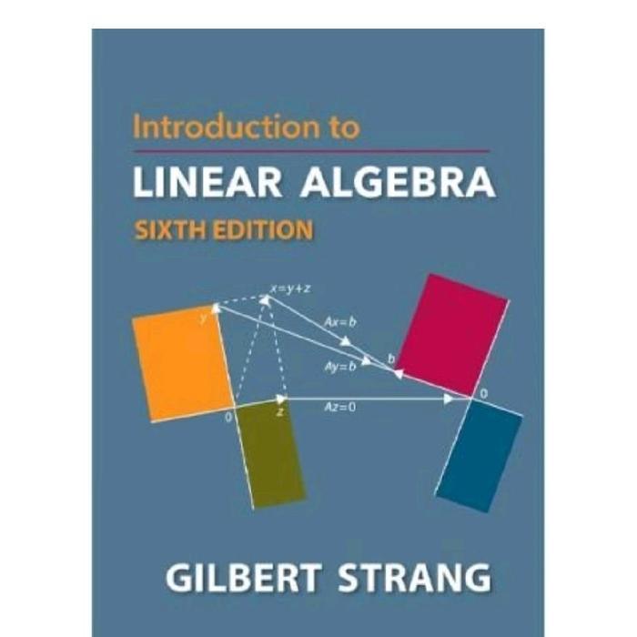 Buku Introduction to Linear Algebra 6th edition by Gilbert Strang