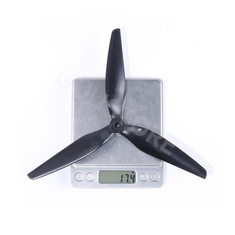 HQ Macroquad Prop 10X5X3 9X5X3 1050/9050 10in 9in 3 blades Black Carbon Reinforced Nylon Propeller f