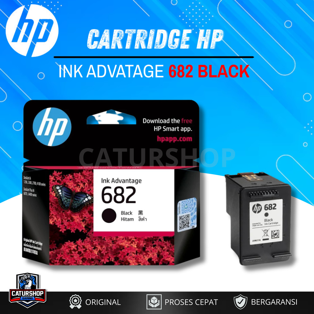 Cartridge HP 682 Black / Colour Tinta Printer HP Deskjet 1115 2135 2335 2675 2775 Ink Cartridge HP 6