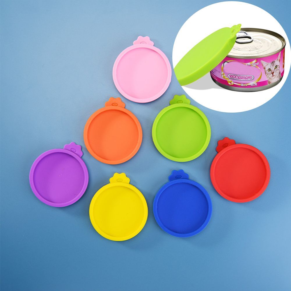 Reusable Cans Cap Pet Supplies Fresh-keeping Lid Food Tin Cover Silicone Can Lid Pet Can Covers