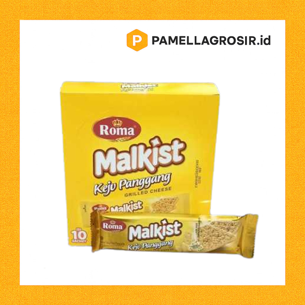 ROMA MALKIST KEJU PANGGANG BOX  ISI 10 SACHET