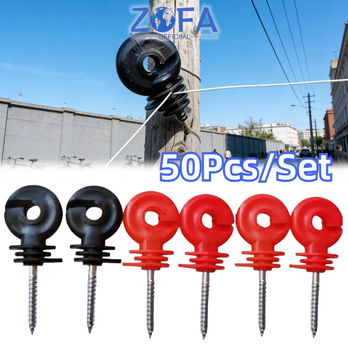 50pcs/Set Insulator Pagar Listrik / Electric Fence Insulator / Insulator Pagar Listrik Accessories R