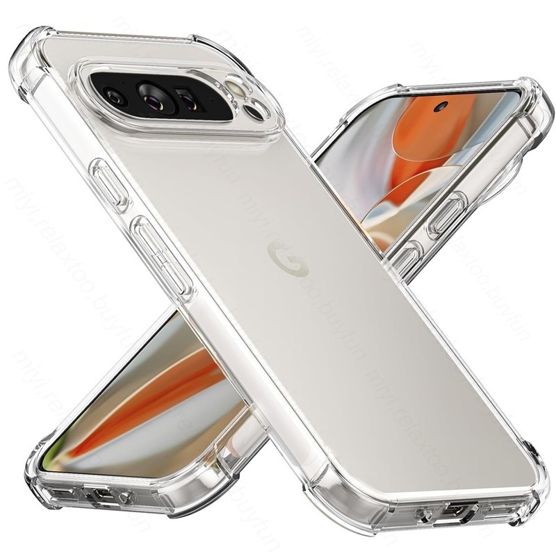 Clear Case for Google Pixel 9 10 Pro XL 5G Slim Soft TPU Protective Shell Cover Pixel10 Pixel9 Pixle