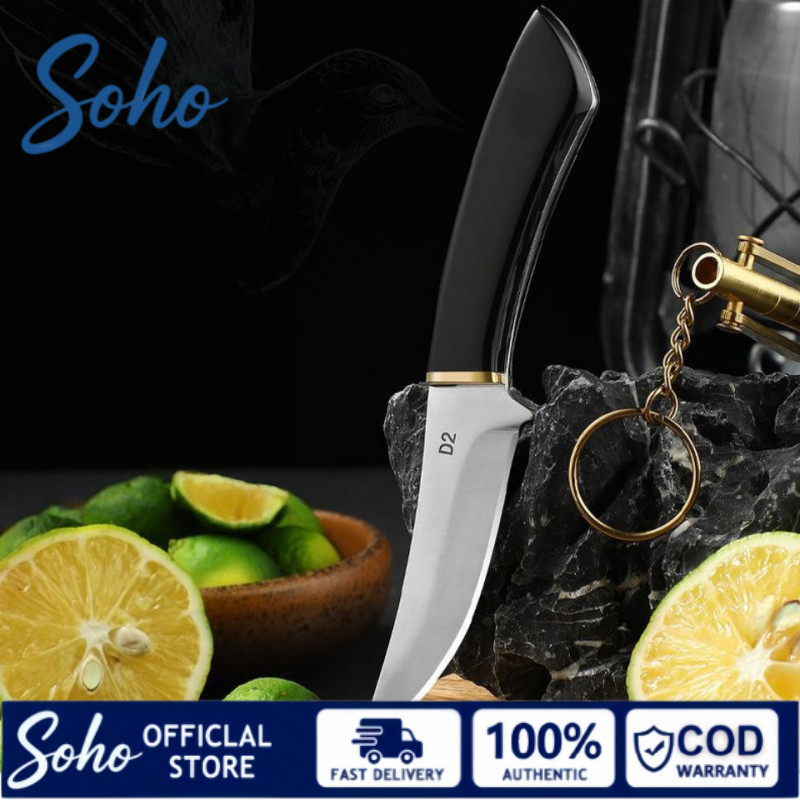 PISAU DORI D2 JEPANG SUPER TAJAM PISAU GANTUNGAN KUNCI PISAU DAPUR DAGING DORI D2 ORI