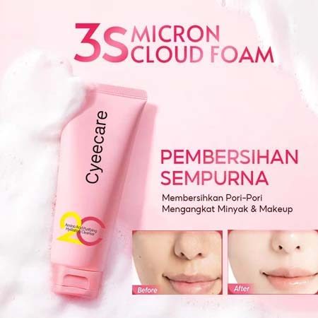 Cyeecare  Facial Purifying/Whitening Wash&pembersih wajah face cleanser Facial Cleanser Gentle Purif