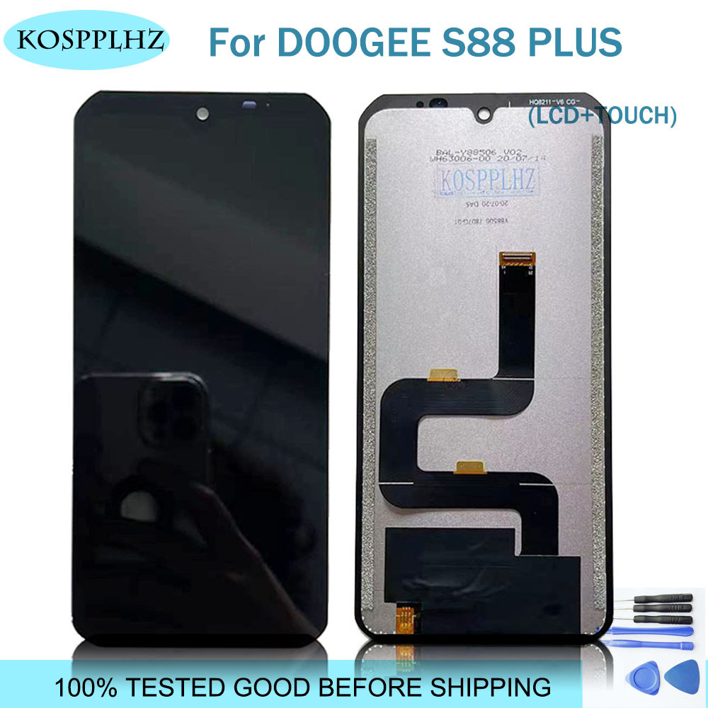 New 6.3'' For Doogee S88 PLUS LCD splay + Tou Screen gitizer Assembly Replacement For Doogee S88 PRO