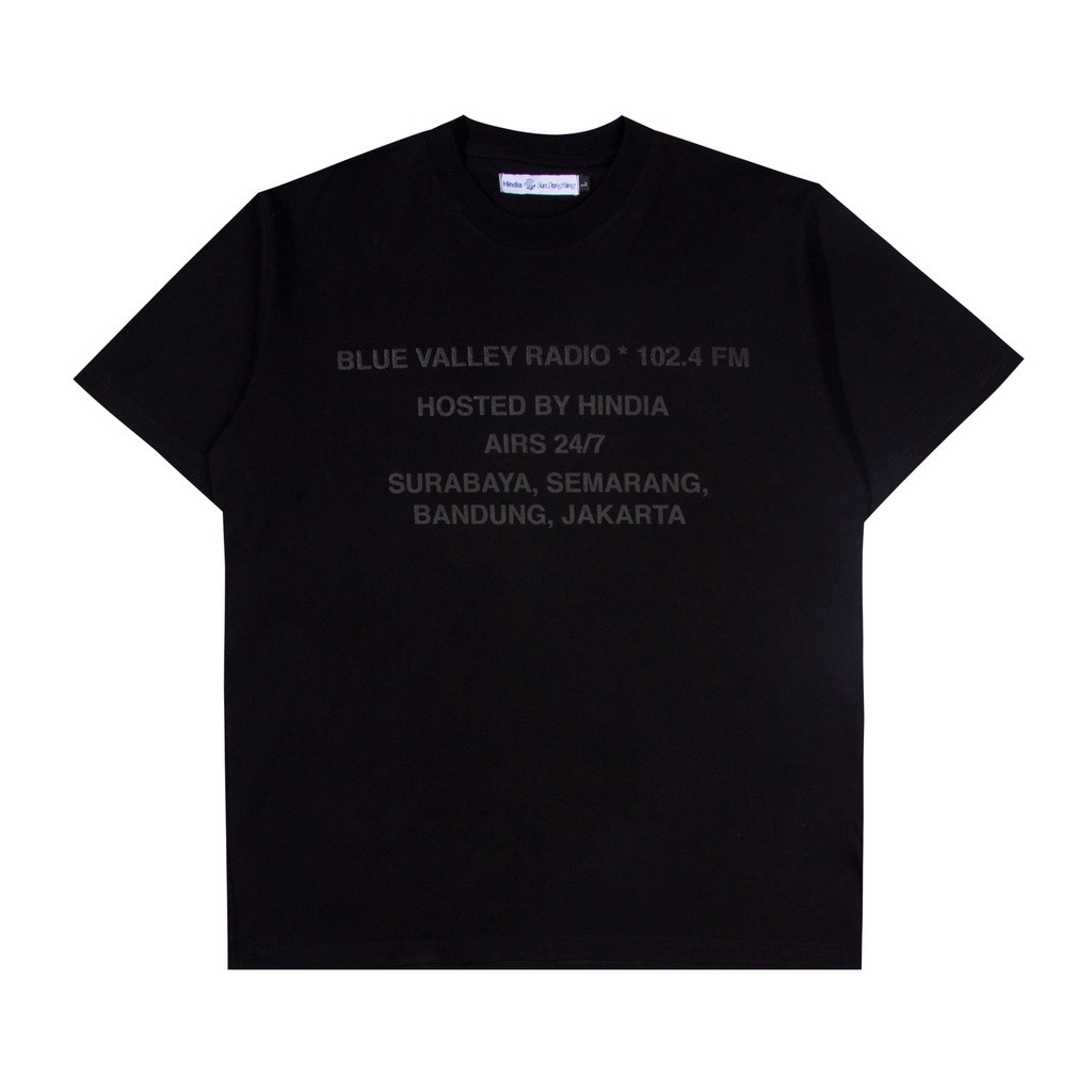 Hindia - Blue Valley - T-Shirt - Black