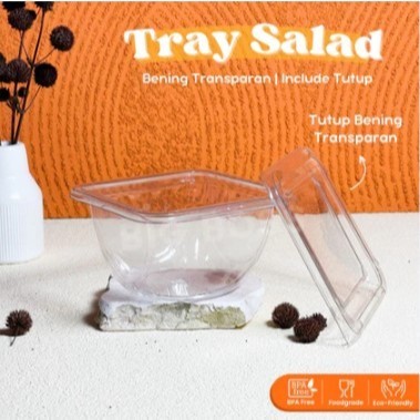 BH TRAY SALAD MIKA TRAY SALAD BENING MIKA BENING ISI VARIAN KOTAK SALAD MIKA BENING SALAD