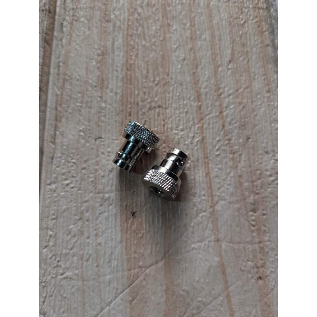 Konektor SMA male to BNC female hitam black HT weierwei vev V8 7000 SMP yaesu Kenwood baofeng uv3r