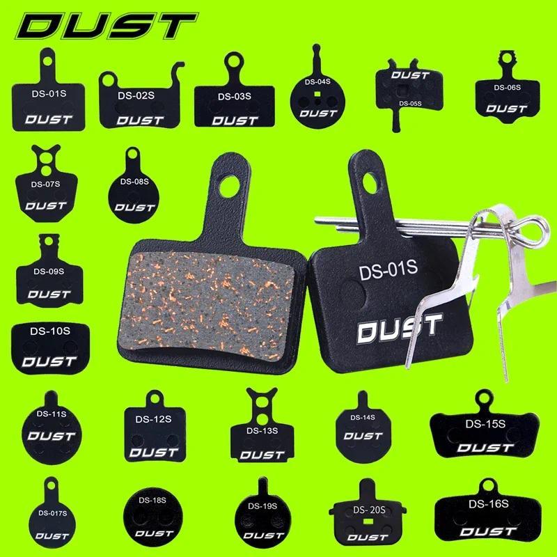 DUST 1 Set Bantalan Rem Cakram Hidrolik Sepeda Semi-Metal untuk Suku Cadang Sepeda Gunung MTB SHIMAN