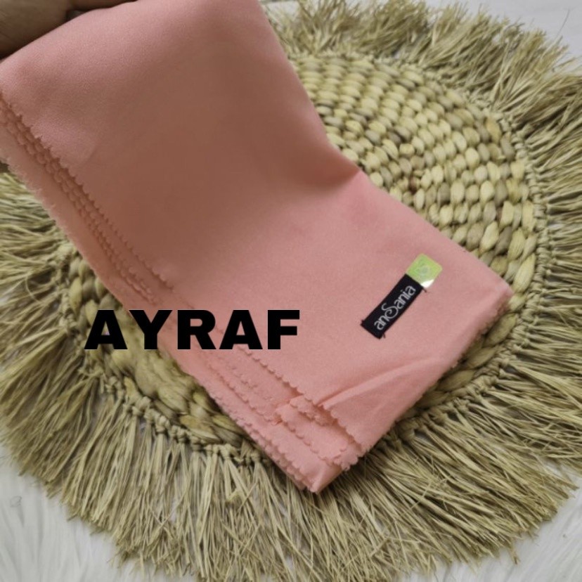 hijab segiempat shinar ansania glamour lacer cut size 110x110/Kerudung shinar glamour Ansania Lacer 