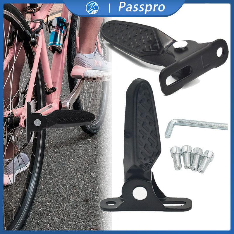 2pcs/Set Foot Step Listrik Sepeda Dan Motor Lipat Footstep Sepeda Listrik Anti Slip Pedal Sepeda Lis
