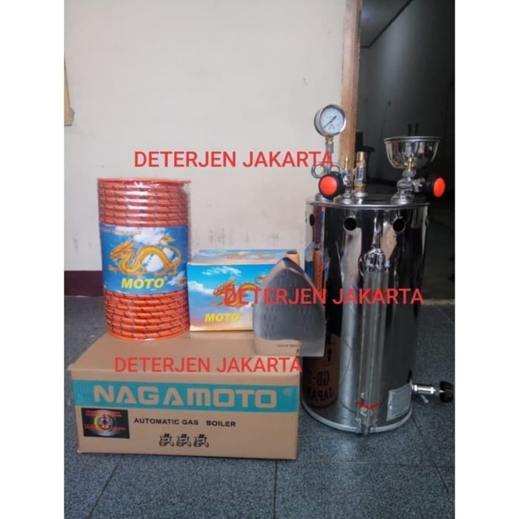 Setrika Uap / Boiler Otomatis Nagamoto 15 Liter Murah Original