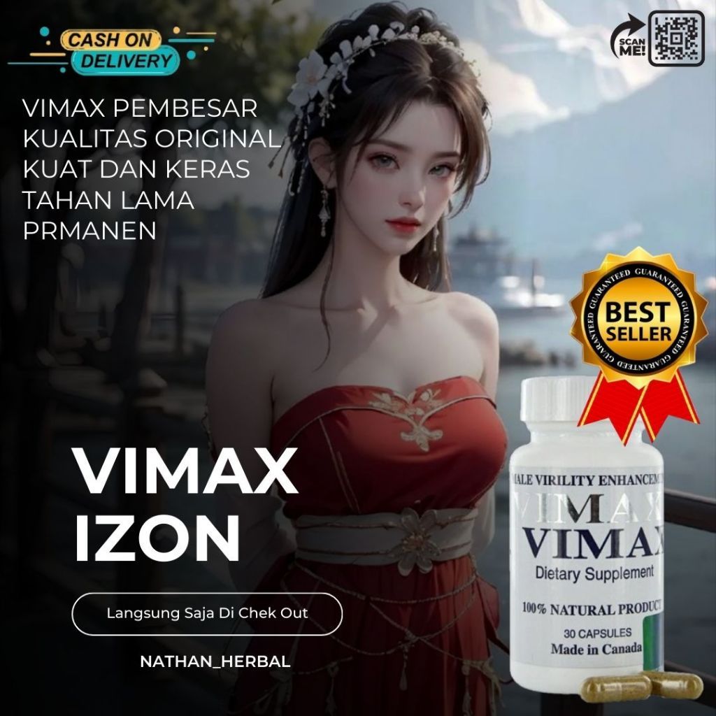 NEW VIMAX CANADA 30 KAPSUL ASLI ORIGINAL 100%BPOM PEMBESAR MR.P PERMANEN KUAT TAHAN LAMA OBAT HERBAL