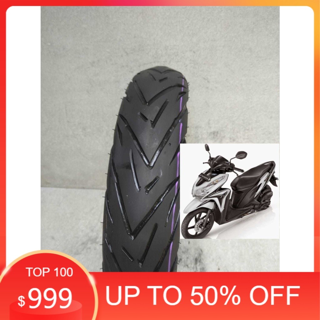 BAN VARIO TECHNO 125 FI DEPAN UKURAN 90/80 RING 14  TUBLES MERK FDR GENZI TERJAMIN