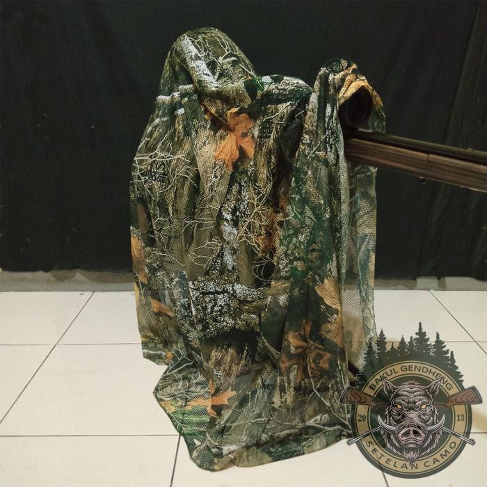 JARING CAMO EDGE 1.8X1.5 METER BAHAN KAIN / JARING SANGGONG KAMUFLASE (SC2693)
