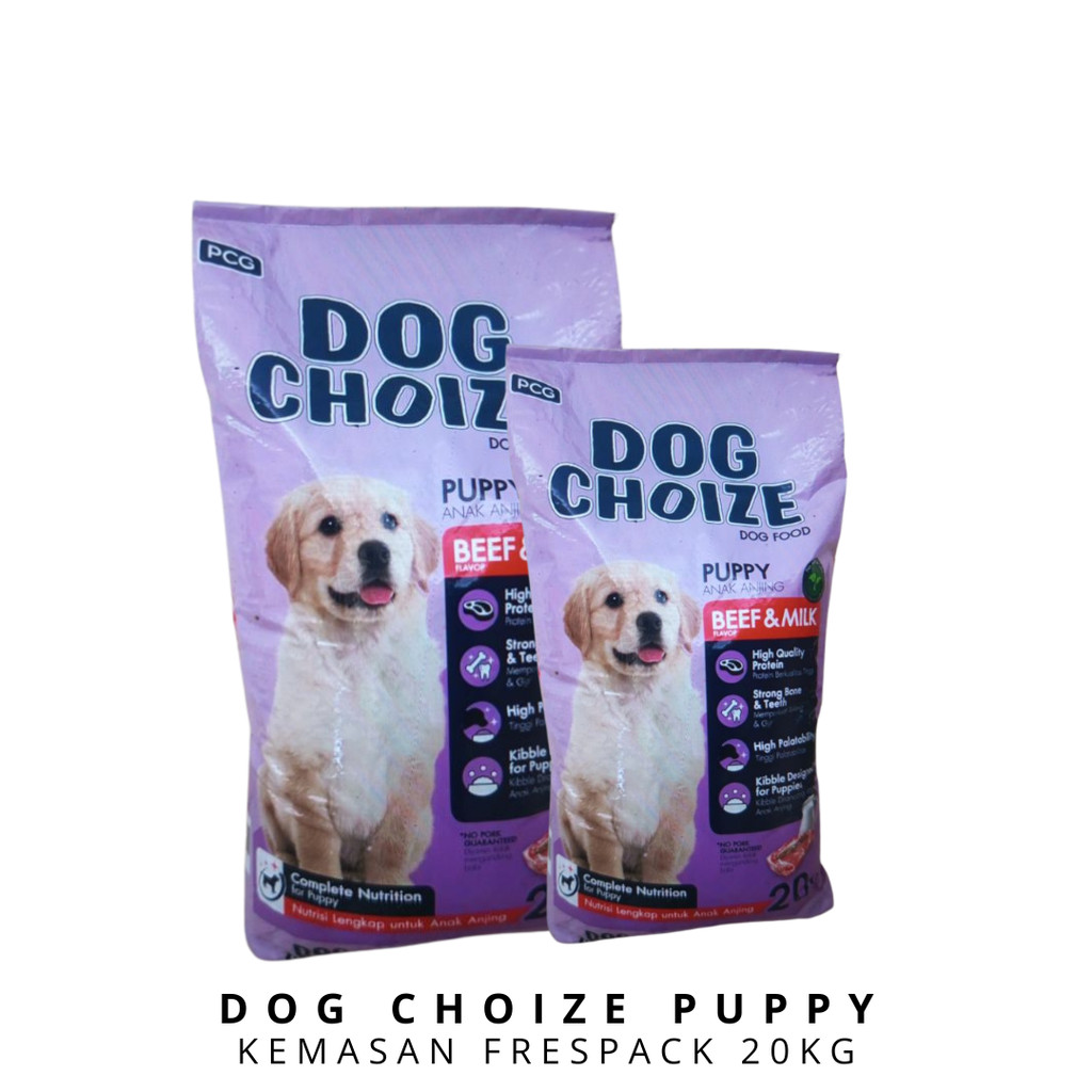Dog Choize Puppy Dog Food 20 kg / Makanan Anak Anjing 20kg
