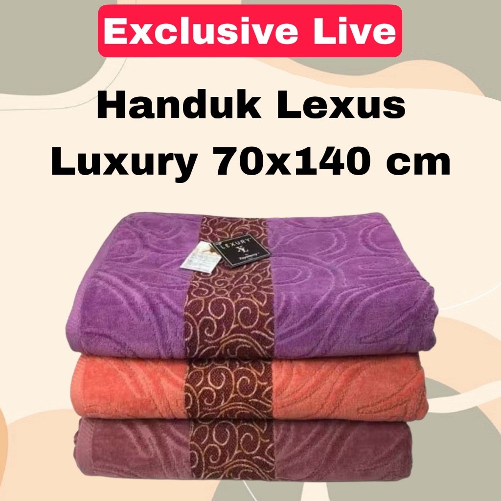 RUES.STORE Handuk Lexus Luxury 70x140 Ukuran Besar