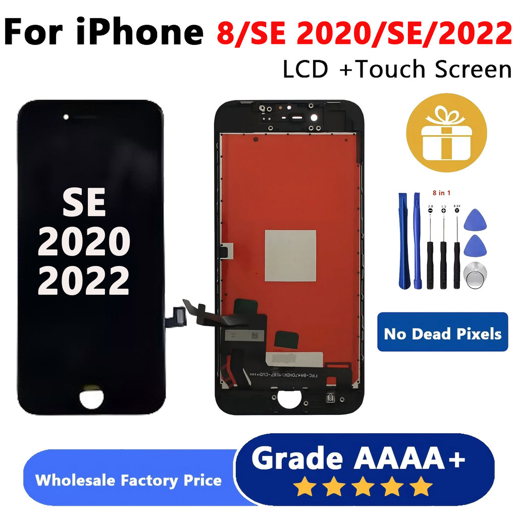 AAA Screen For iPhone SE 2020 2nd SE2 LCD splay Touch gitizer Assembly For iPhone SE 2022 3rd SE3 LC
