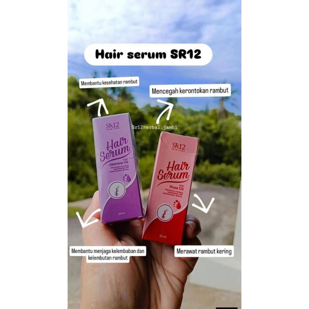 HAIR SERUM SR12 HAIR SERUM ROSE OIL HAIR SERUM JASMINE OIL HAIR SERUM WANGI AWET HAIR OIL MENUTRISI 