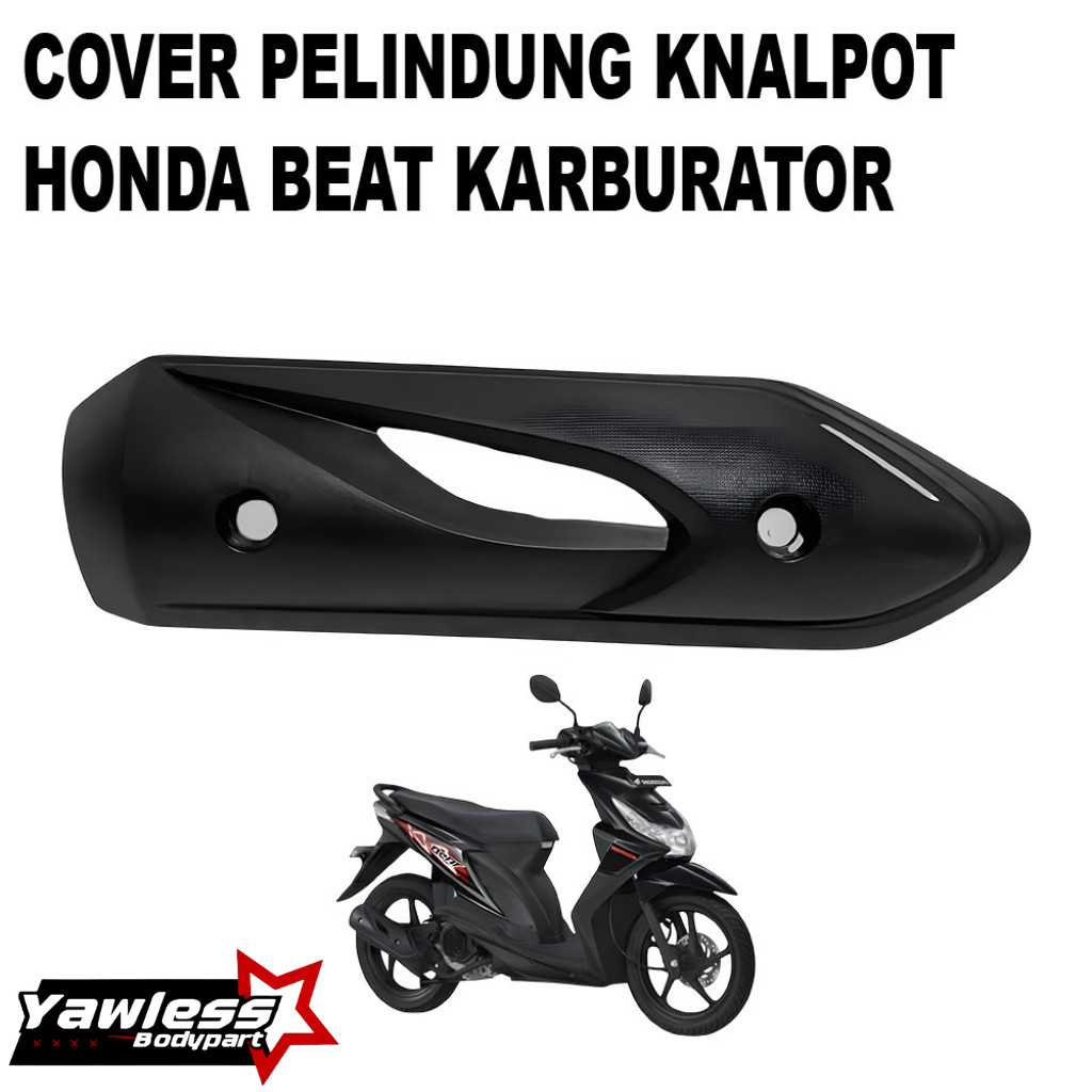 Cover knalpot beat karbu tameng knalpot honda beat karbu tutup knalpot honda beat lama