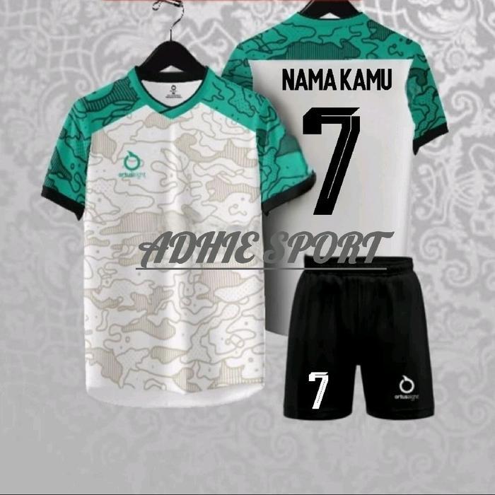 Baju Bola dewasa Jersey Gratis Sablon Nama dan nomor punggung Setelan Olahraga Futsal volly Sport Se